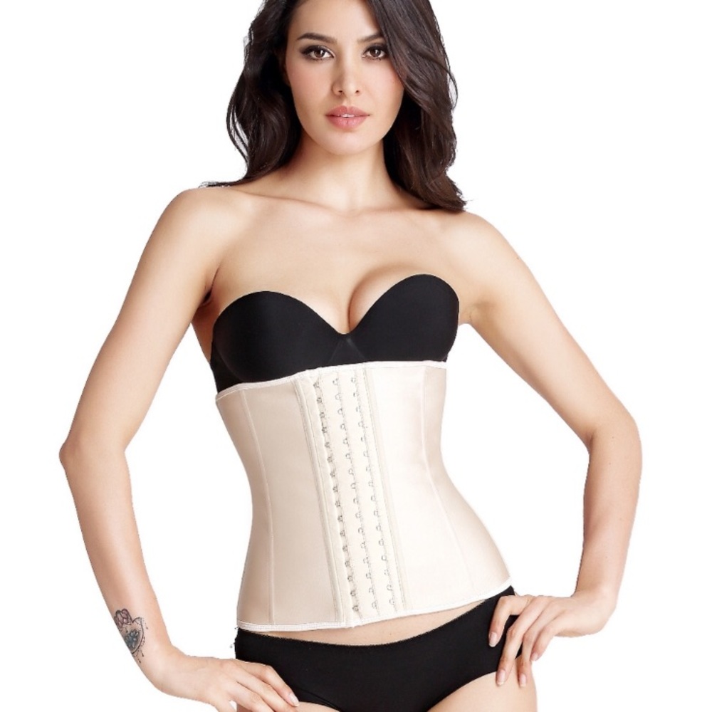 Tan waist trimmer body shaper hook latch - Picture 2 of 7